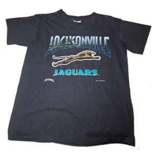 Vtg '93 Jacksonville Jaguars Crewneck Shirt Banned Logo Nutmeg *Youth XL Adult S